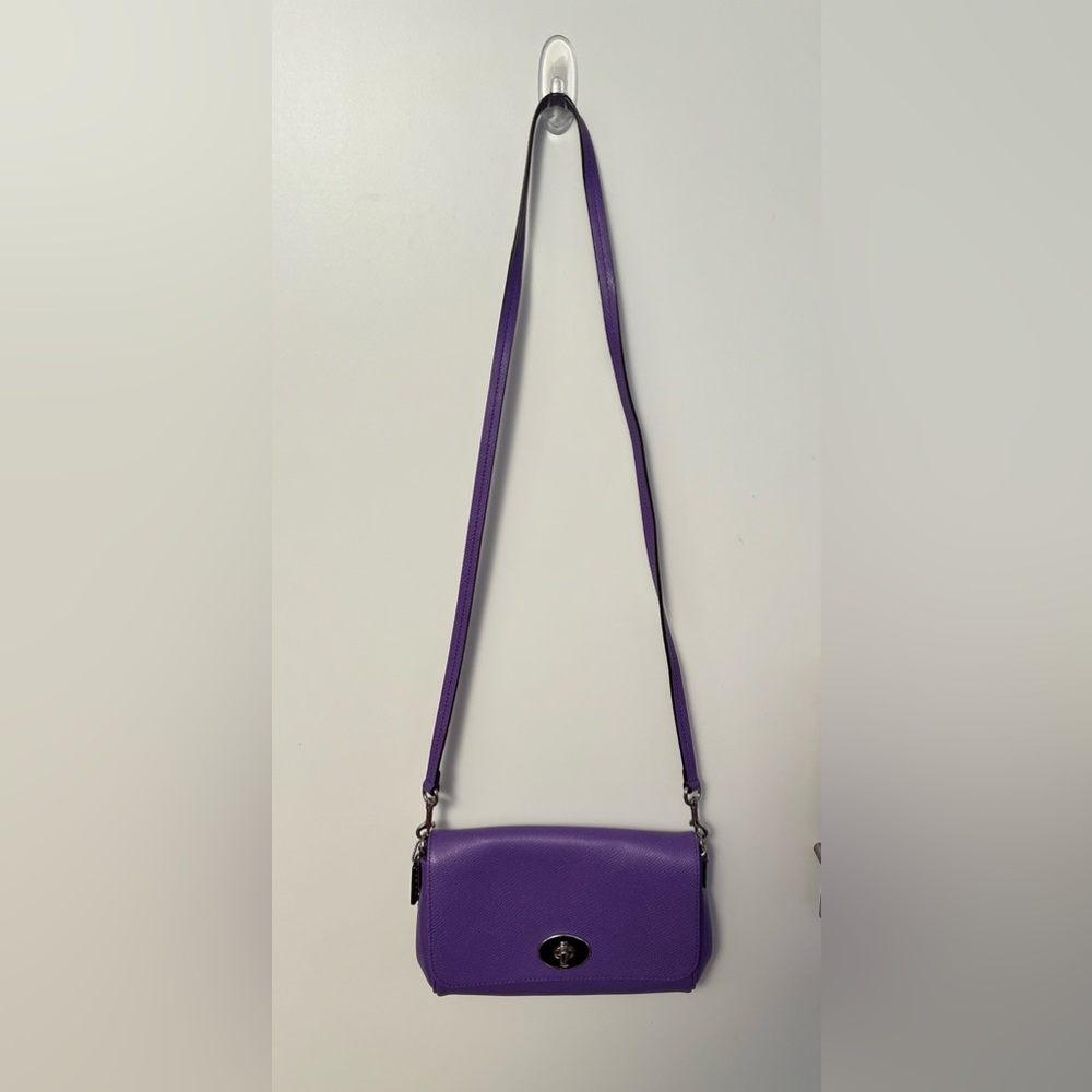 Small Purple Coach Crossbody
